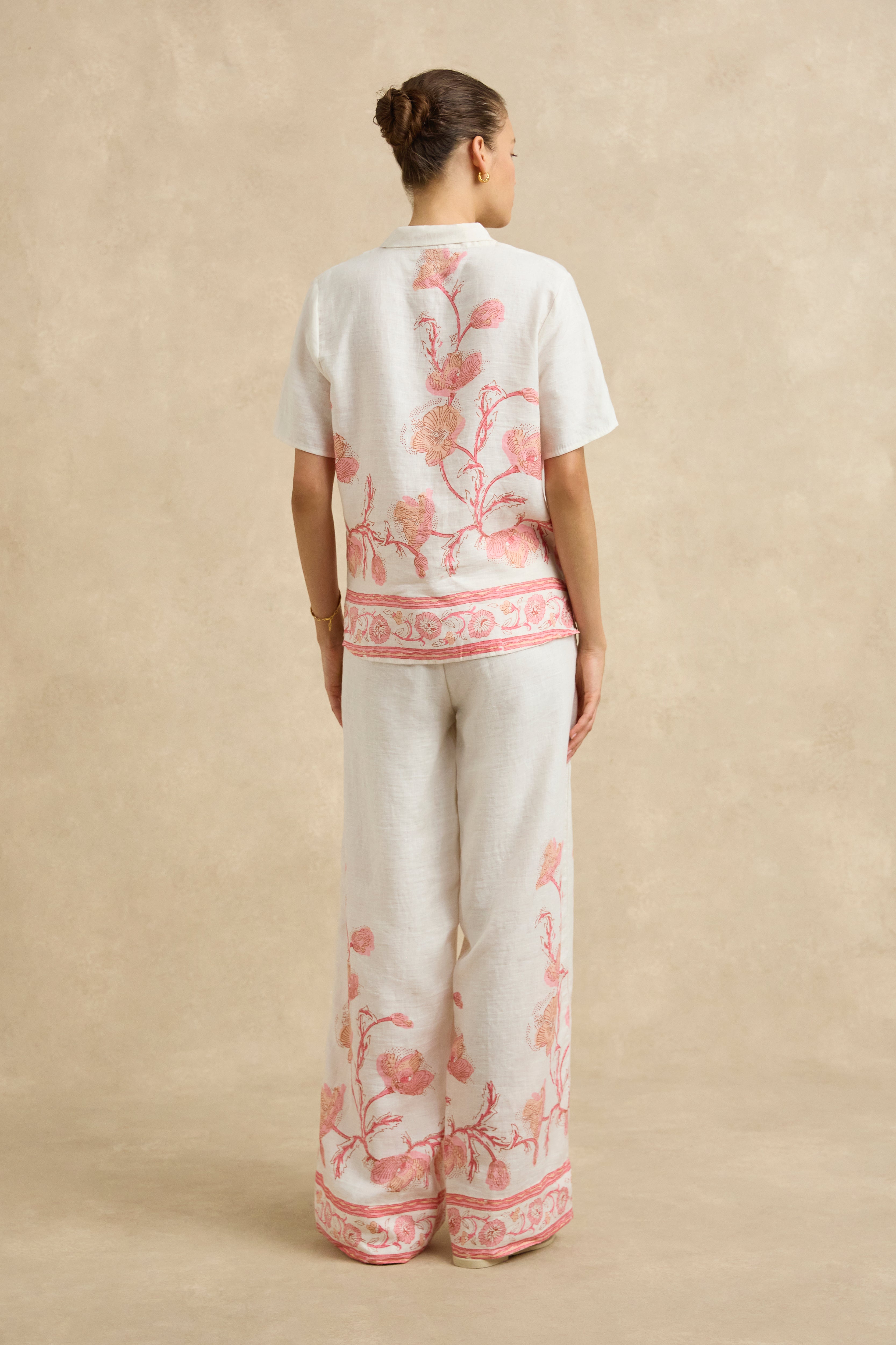 Florentine Pant - Hibiscus Bloom Pink