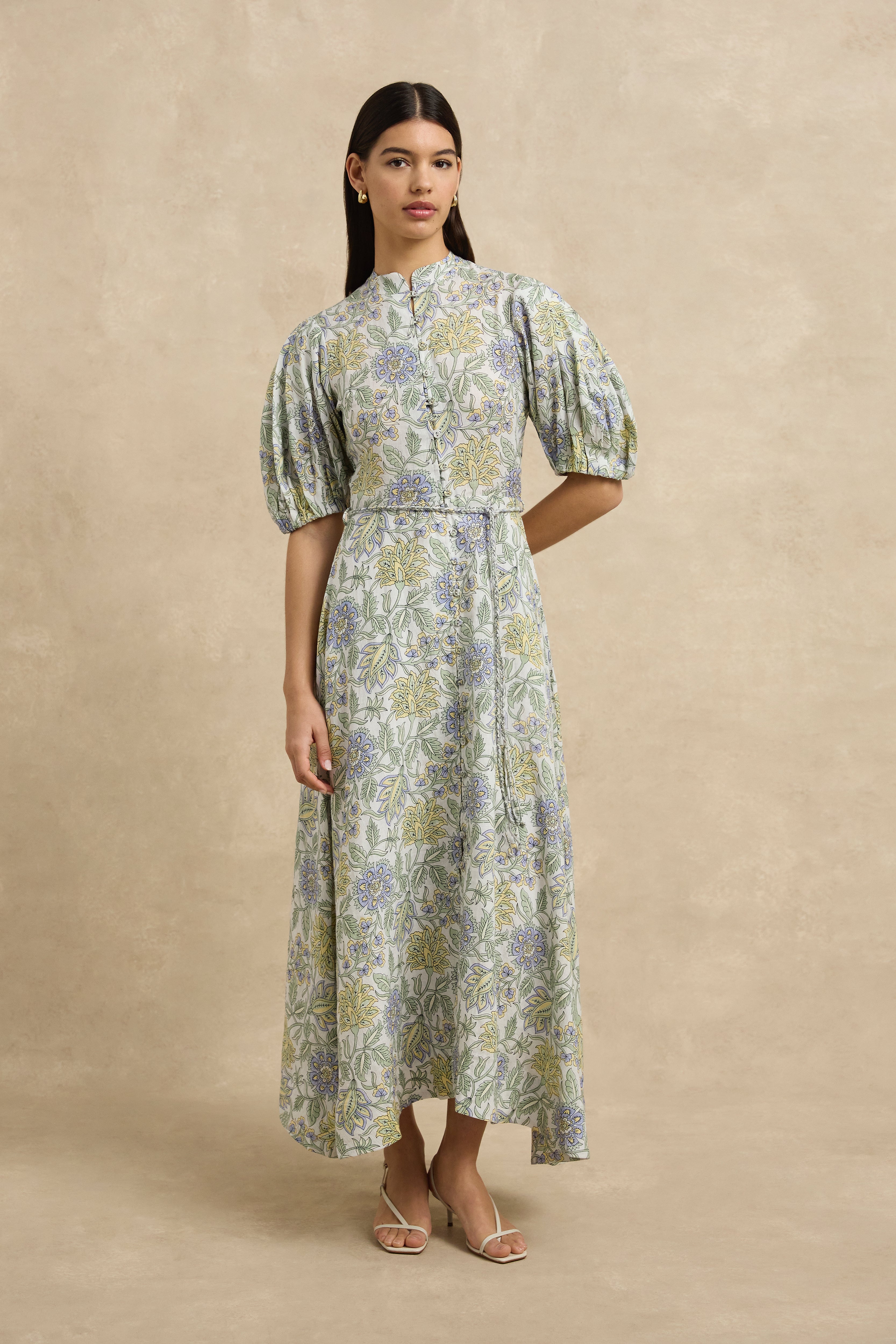 Kira Dress - Heritage Lemon