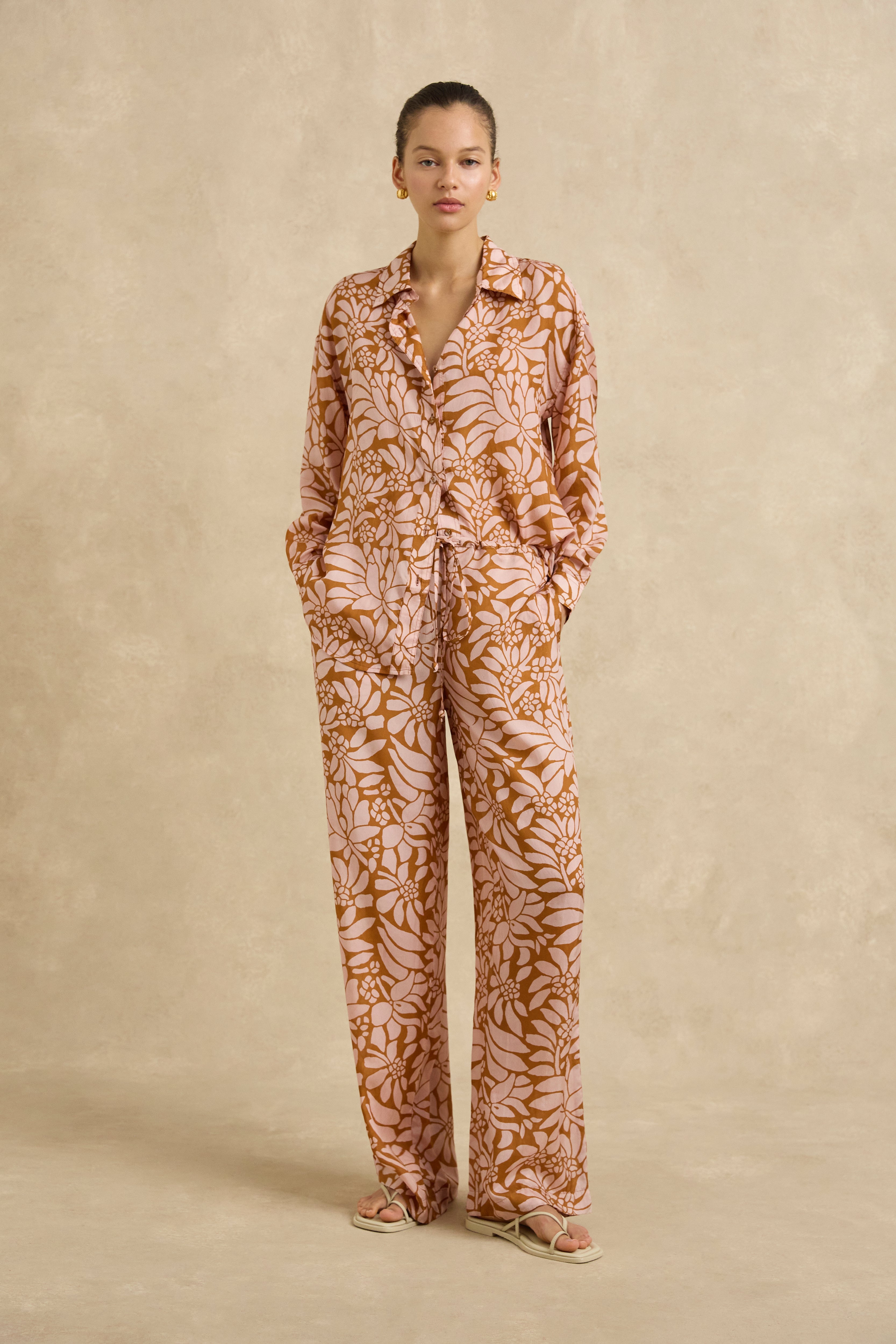 Stevie Shirt - Crocus Blushwood