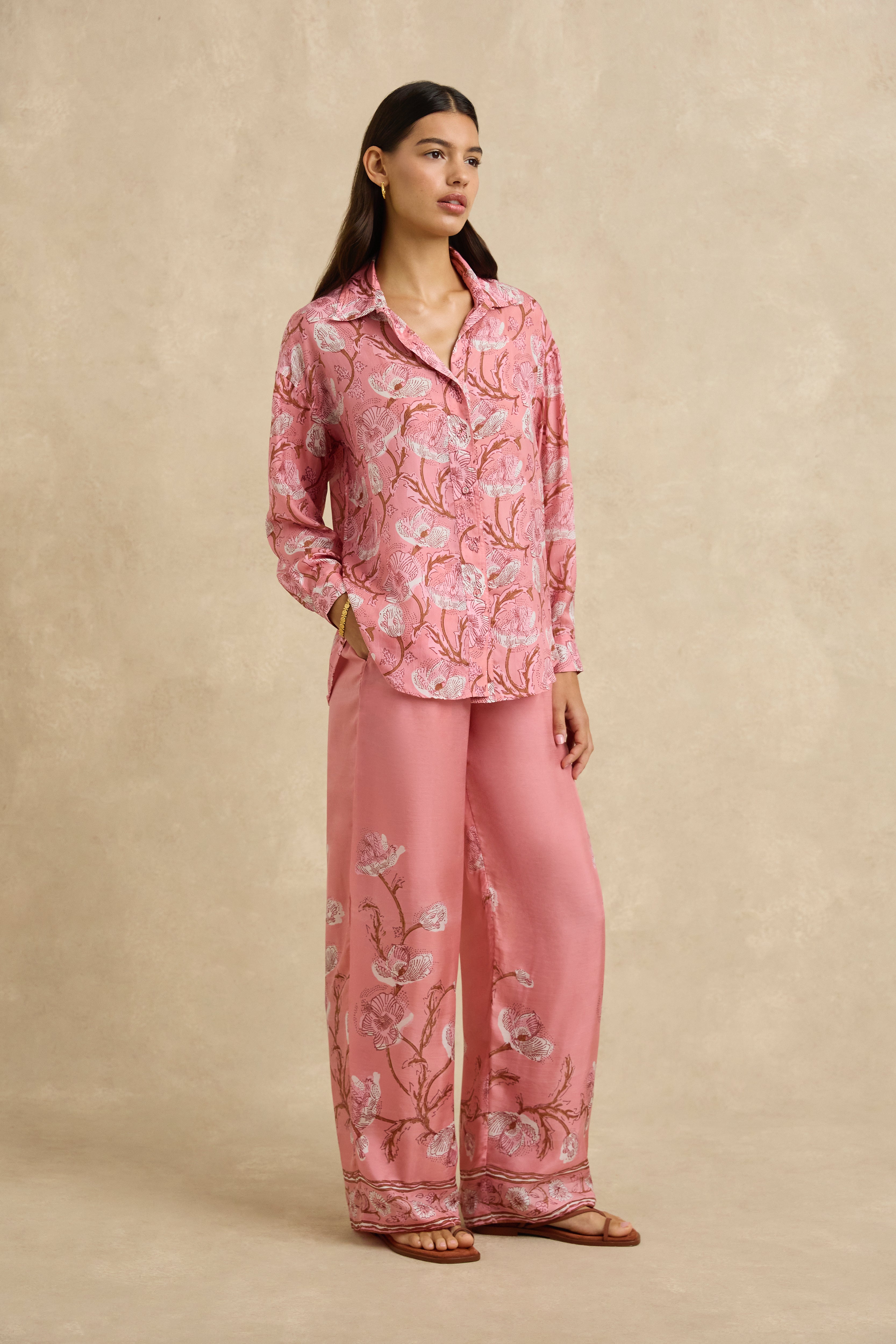Stevie Shirt - Hibiscus Pink